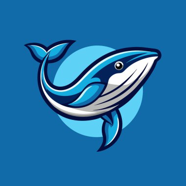 Balık Vektörü Tasarımı Simgesi Moda Logosu Maskotu