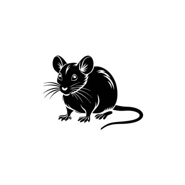 Rat mouse Icon Vector Silhouette Logo Design Symbol clipart