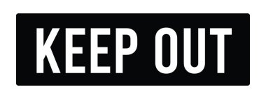 Tehlike Bölgesi Bildirim Rozeti Yönetmeliği Tasarımı İçin Uzak Tut