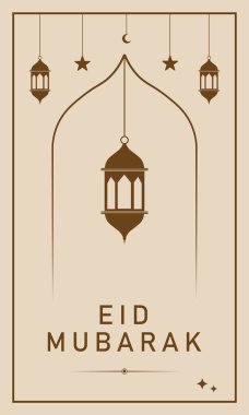 Bayram mübarek tebrik kartı, bayram mübarek mektup afişi yeni ve modern tasarım