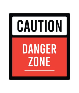 Tehlike Alanı Tehlike Alanı Alarm İşaretleri ile Tehlike Alanı Etiketleri
