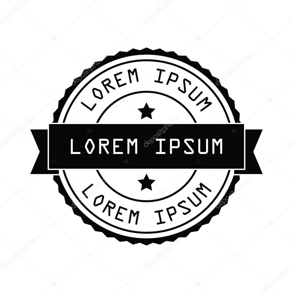 This design features a sleek, minimal logo template suitable for various brands. Its vector format allows for easy customization, making it ideal for print and digital applications.