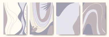 Pastel renklerin soyut arkaplanı, web tasarımcılığından sosyal medya grafiklerine kadar çeşitli amaçlar için mükemmeldir. Tasarım elemanları, el ilanları, broşürler. vektör illüstrasyonu