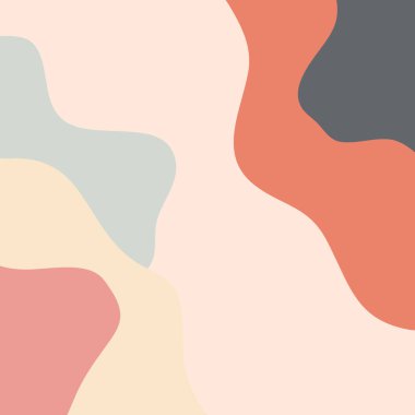 Metinler için kopya alanı olan modern soyut arka plan. Tasarım şablonları - kartpostallar, afişler, kartvizitler, broşürler, davetiyeler, sosyal medya ve diğerleri için iyidir. vektör