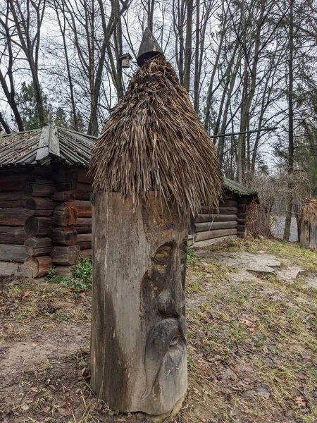 Open Air Museum Traditional Wooden Architecture National Park Ukraine Wooden — Stock Photo, Image