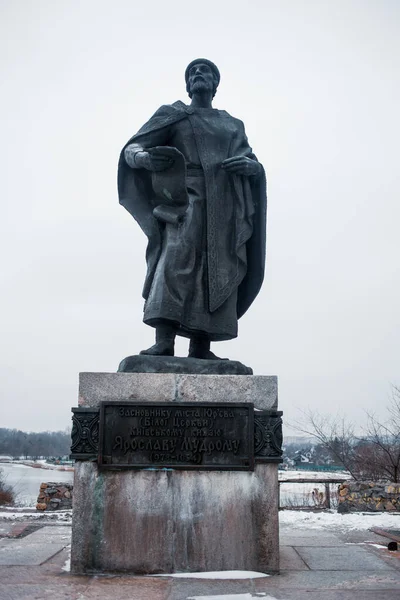 Monumento Yaroslav Mudryi Bila Tserkva Ucraina — Foto Stock