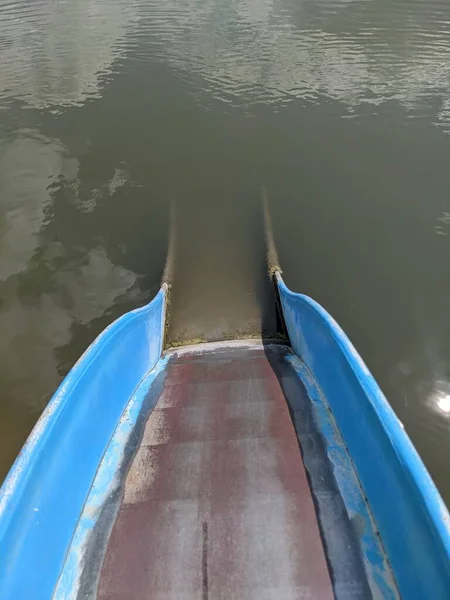 Båt Floden — Stockfoto