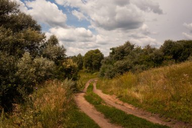 Dağlardaki güzel yaz manzarası