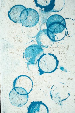 Eski grunge mavi boya dokusu