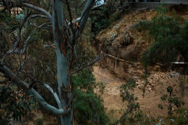 Gündüz vakti Akdeniz 'in güzel manzarası
