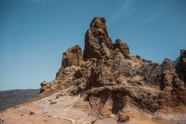 Teide Ulusal Parkı 'ndaki Voclanic Dağları, Tenerife, Kanarya Adası, İspanya, Avrupa
