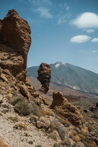 Deserto Montanha Pedra Rochosa Bonita — Fotografia de Stock