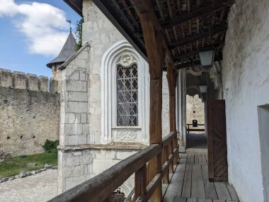 Dinyester Nehri kıyısındaki Khotyn kalesi, Khotyn, Ukrayna, Avrupa 