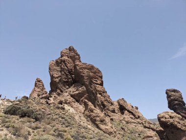 Teide Ulusal Parkı 'ndaki Voclanic Dağları, Tenerife, Kanarya Adası, İspanya, Avrupa