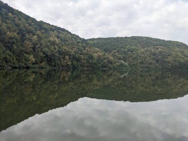 Dinyester nehrinin manzarası, Bakota, Ukrayna