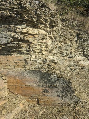 Doğal taş yüzey dokusu, kapat. 