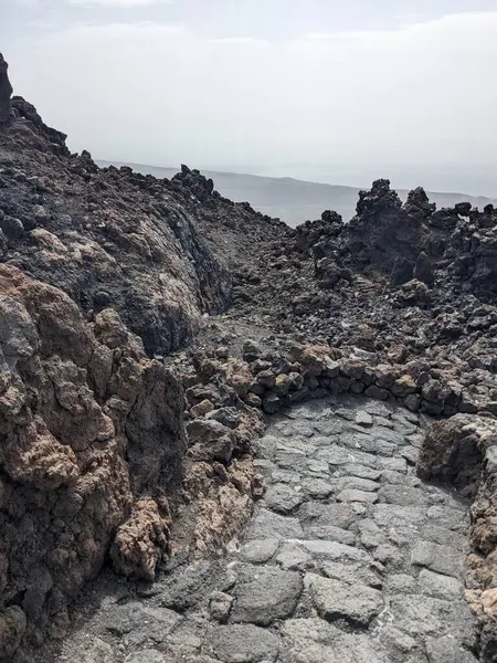 Volcanic Rock Landscape Tenerife Canary Island Spain — Stock Photo, Image