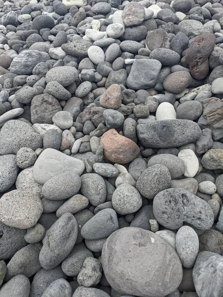 Closeup Pebbles Beach Ocean — Stock Photo, Image