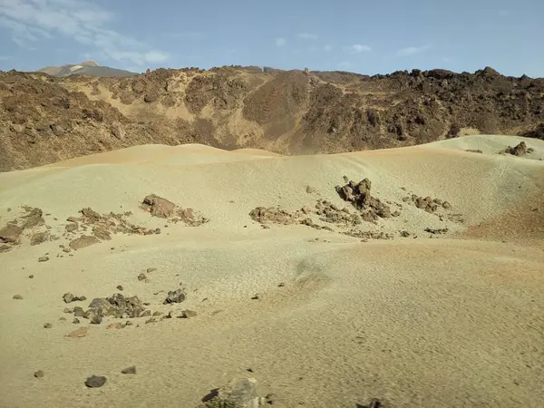 Teide Ulusal Parkı 'ndaki Voclanic Dağları, Tenerife, Kanarya Adası, İspanya, Avrupa