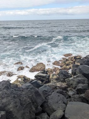 Güzel deniz manzarası. doğa arkaplanı