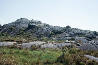 Norveç 'te granit kayalar ve dağlar