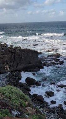 Taganana, Tenerife, Kanarya, İspanya, Avrupa 'nın Rocky kıyıları