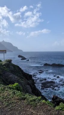 Taganana, Tenerife, Kanarya, İspanya, Avrupa 'nın Rocky kıyıları