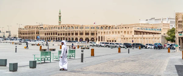 Stock image Doha, Qatar / Middle East - 05/05/2019. Local people of Doha going about their daily lives.