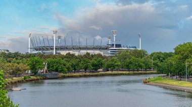Melbourne, Victoria / Avustralya - 11 / 06 / 2019 The Melbourne Cricket Ground, kısaca 