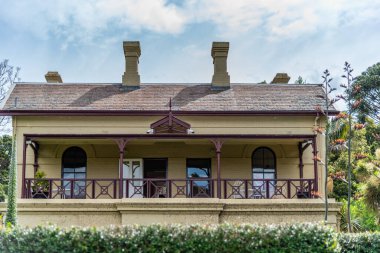 Melbourne, Victoria / Avustralya - 11 / 06 / 2019 Mimari Bina Melbourne Botanik Bahçeleri