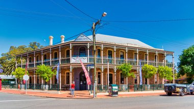 York, WA - Avustralya 11-15-2020 The Imperial Hotel, Batı Avustralya 'da inşa edilen ilk oteldi..