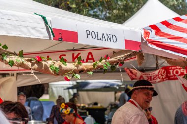 Perth, WA / Avustralya - 11 / 17 / 2019 Konsolosluk Dünya Gıda Festivali, Perth çevresindeki toplulukların bir araya geldiği Hükümet Bahçeleri 'nde düzenlenen yıllık bir etkinliktir..