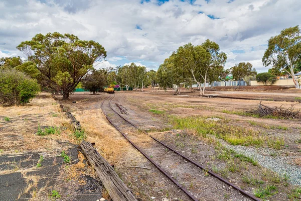 Northam Αυστραλία 2020 Παλαιά Αχρησιμοποίητη Πίστα Στο Μουσείο Σιδηροδρομικού Σταθμού — Φωτογραφία Αρχείου