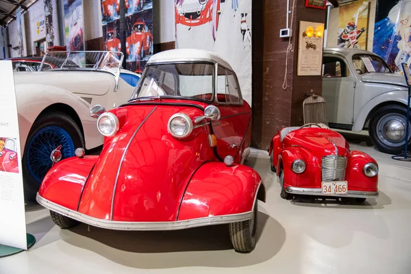 Inggris York Australia 2020 Beberapa Mobil Vintage Dipajang Museum Motor — Stok Foto