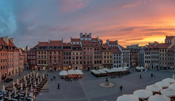 Warszawa Województwo Mazowieckie Polska 2019 Stare Miasto Historyczne Centrum Warszawy — Zdjęcie stockowe