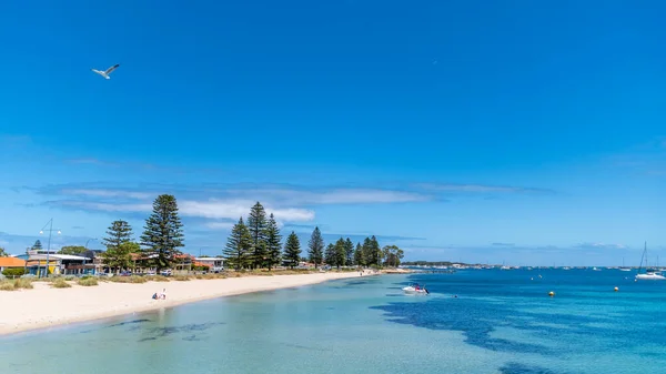 stock image Rockingham, WA / Australia - 12/20/2019 People enjoying the beauty of Palm beach, Mangles Bay