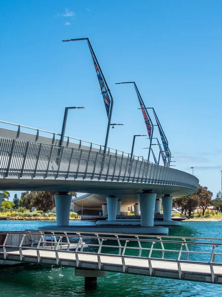 Mandurah Australien 2020 Die Neue Mandurah Traffic Bridge Hat Die — Stockfoto