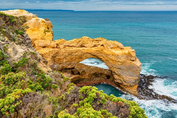 Salvaje Océano Austral Tallado Una Impresionante Colección Pilas Rocas Bahías —  Fotos de Stock