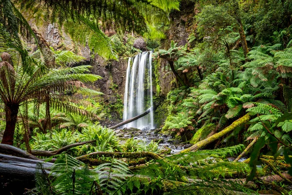 Hopetoun Falls Una Cascada Través Del Río Aire Que Encuentra Imágenes De Stock Sin Royalties Gratis