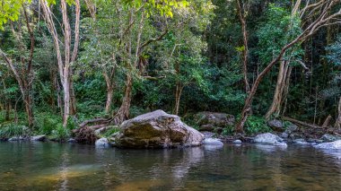 Kristal çağlayanlar bir tatlı su deresidir. Bölgede çok sayıda çağlayan şelale ve yağmur ormanlarında yüzme çukurları yer alıyor..