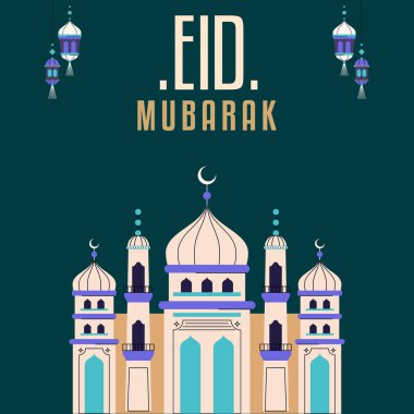 Kurban Bayramı Adha Mübarek İslami Sosyal Medya Şablonu