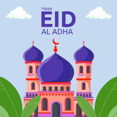 Kurban Bayramı Adha Mübarek İslami Sosyal Medya Şablonu