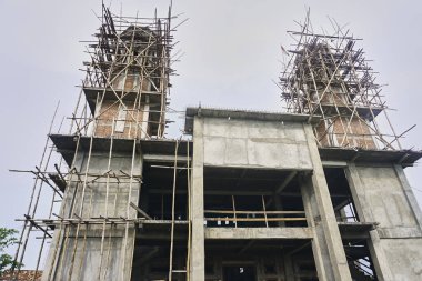 çok katlı bina inşaatı