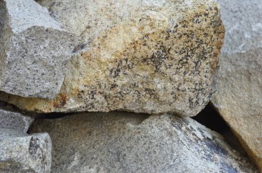 Büyük taş nesnelerle dolu Baackground