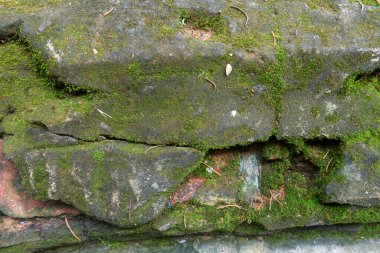 Büyük taş nesnelerle dolu Baackground