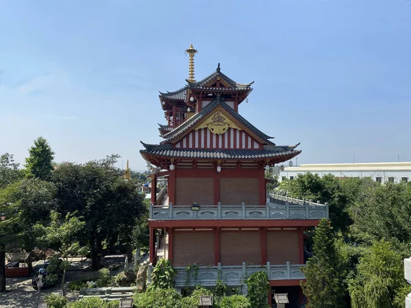 Blick Auf Das Khanh Kloster Der Japanische Tempel Chi Minh — Stockfoto
