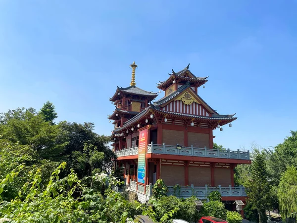 Utsikt Över Khanh Ett Kloster Det Japanska Templet Chi Minh — Stockfoto