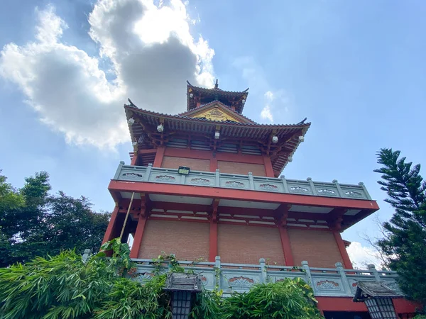Chi Minh City Wietnam Paź 2022 Widok Khanh Monastery Japońska — Zdjęcie stockowe