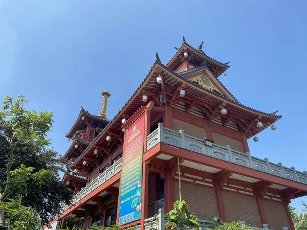 Vista Khanh Mosteiro Templo Japonês Chi Minh City Vietnã — Fotografia de Stock