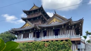 Ho Chi Minh Şehri, Vietnam - 16 Ekim 2022: Khanh An Manastırı - Vietnam 'daki Japon Tapınağı